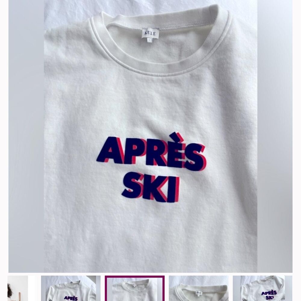 Kule Women's White and Cream Sweatshirt